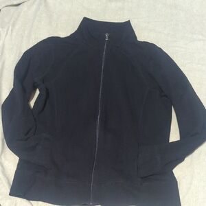 Tek Gear Women’s Black Fleece Zip Up Jacket Size L
